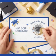 Thẻ cào và nhãn dán tốt nghiệp năm 2026, trò chơi tiệc tốt nghiệp, quà tặng tiệc tốt nghiệp trung học và đại học. - Xem 3