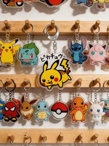 pokemon Móc khóa dễ thương, Bộ quà tặng móc khóa dự tiệc, Mặt dây chuyền đáng yêu chất lượng cao, Quà tặng sinh nhật và ngày lễ - Nhiều màu - Xem 1