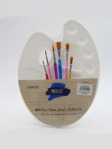 Bộ cọ và bảng pha màu, bộ cọ vẽ tranh sơn dầu tự làm và các vật liệu vẽ tranh, thích hợp cho họa sĩ, học sinh và người lớn vẽ tranh và phác thảo, đồ dùng học tập, quà tặng nghệ thuật và hội họa. - A - Xem 18