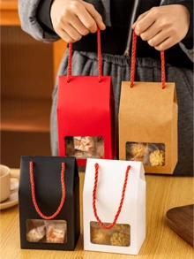 Hộp quà sinh nhật 10 cái/20 cái/30 cái, hộp đựng kẹo, bánh quy, thực phẩm, bánh ngọt, sô cô la, bánh bích quy, thích hợp cho sinh nhật, tiệc tùng, đám cưới. Hộp kẹo táo Giáng sinh sáng tạo mới, hộp quà tặng, hộp quà ngày lễ, hộp lịch Mùa Vọng hình ngôi nhà nhỏ, hộp quà Giáng sinh. - Giấy - Xem 9