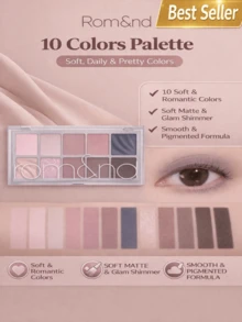Rom&nd Better Than Palette 102g 13 Odd Breeze Gasrden | Eye Makeup Palette, Matte And Shimmer Eye Shadow, Sparkling Glittery, Various 10 Shades, Long Lasting, High Pigmented, Blendable - 13 奇特微風加斯登 - 查看 1