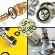Bộ 10 vòng đệm O-ring silicon, chịu dầu và nhiệt, bền, thích hợp cho ô tô, hệ thống ống nước và vòi nước. - A - Xem 10