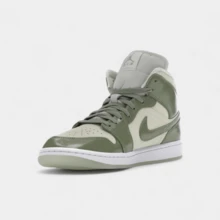 Jordan 1 Mid SE Sea Glass Oil Green (Women's) - 綠色 - 查看 4