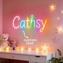 Color-blocked Neon Lights
