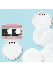 80pcs Makeup Remover Pads, Gentle Skin-Friendly Makeup Remover Pads - Multi-Use Facial Cleansing Wipes For Daily Skincare. Ultra-Soft Facial Cleansing Pads - Lint-Free Makeup Remover Wipes For Sensitive Skin. Premium Hydrating Facial Pads - Multicolor - View 5