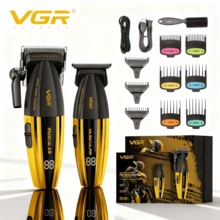 VGR Professional Wireless Electric Hair Clipper With Digital Display, High Power Adjustable Speed V-285C V-285T - Multicolor - View 11