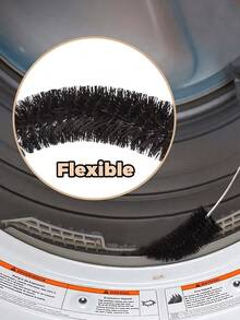Flexible Dryer Vent Cleaning Kit, Fireproof Lint Cleaning Brush, Stainless Steel Multi-Function Vacuum Cleaner Suitable For Dryer Vent/Radiator/Refrigerator Coil Cleaning, Durable Household Essential - Multicolor - View 9