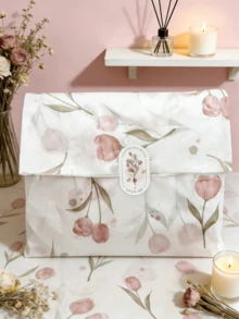 10/20/50张郁金香花图案薄纸，春季主题礼品包装纸，适用于DIY手工、婚礼、生日派对、花束包装和礼品袋填充物 - 多色 - 查看 7