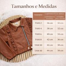 Girls' Faux Leather Jacket With Front Ruffle, Double-Sided Zipper, And Modern Collar – Black And Brown, Sizes 2 To 10 Years - 鏽棕色 - 查看 2