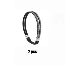 2 piezas de correas elásticas con pedrería para zapatos de tacón alto, correas de tobillo desmontables antideslizantes para sujetar zapatos sueltos - Multicolor - Ver 12