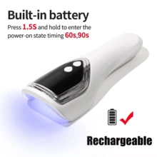 2026 500mAh 新款便携式可充电桌面UV美甲灯 - 小型莲花形UV灯，不沾染双手 - 彩色 - 查看 7