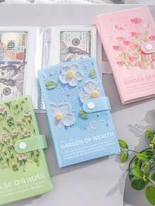 2026 New Banknote Collection Album, Envelope Money Saving Book, Banknote Storage Album, Cash Collection Book, Multi-Functional Storage Bag, Rectangular Design, Banknotes Not Included, Suitable For New Year, Valentine's Day, Easter Gifts - Multicolor - View 3