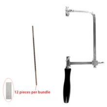 KLONKEE Portable Saw Frame - Jewelry Making Tool Set - Saw Frame With Tension Nut, Wooden V-Groove With Clamp, Optional Jewelry Piercing Saw Blade Models 0-5, Adjustable Cutting Tool - For Jewelry Polishing And Cutting - Multicolor - View 15