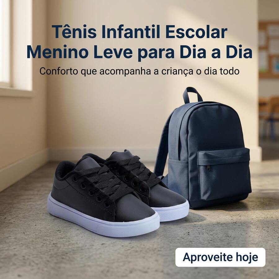 Girls' School Sneakers | Stylish And Durable, Perfect For School | Sizes 25 To 36 | GET YOURS NOW! - 黑色 - 查看 1