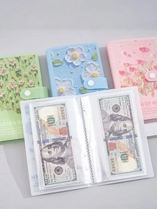 2026 New Banknote Collection Album, Envelope Money Saving Book, Banknote Storage Album, Cash Collection Book, Multi-Functional Storage Bag, Rectangular Design, Banknotes Not Included, Suitable For New Year, Valentine's Day, Easter Gifts - Multicolor - View 6