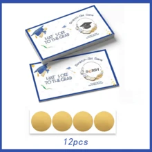 Thẻ cào và nhãn dán tốt nghiệp năm 2026, trò chơi tiệc tốt nghiệp, quà tặng tiệc tốt nghiệp trung học và đại học. - Xem 7