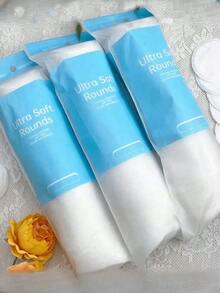 80pcs Makeup Remover Pads, Gentle Skin-Friendly Makeup Remover Pads - Multi-Use Facial Cleansing Wipes For Daily Skincare. Ultra-Soft Facial Cleansing Pads - Lint-Free Makeup Remover Wipes For Sensitive Skin. Premium Hydrating Facial Pads - Multicolor - View 6