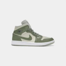 Jordan 1 Mid SE Sea Glass Oil Green (Women's) - 綠色 - 查看 2