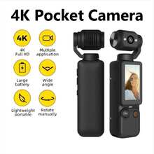 Máy quay phim bỏ túi độ phân giải cao 4K với màn hình 1.9 inch và khả năng xoay 180° - Hỗ trợ quay video 4K, thẻ nhớ SD 32GB, sạc USB-C, ổn định hình ảnh kỹ thuật số, tự động lấy nét, phù hợp cho các hoạt động thể thao ngoài trời, quay video, du lịch và nhiều hơn nữa - Máy quay vlog di động - Nhiều màu - Xem 13