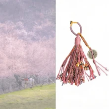 Handmade Tassels, DIY Woven Tassels, Style Hanging Decorations, Accessories For Bags, Keychains And Other Crafts - 1PC - View 7
