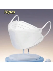 10pcs High-Quality 3D Face Masks, Suitable For Daily Wear - Multicolor - View 7