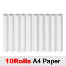 10 Rolls A4 White Thermal Printing Paper, 210*30mm (8.3*1.2 Inches), Durable, Suitable For Portable Printers, Thicker And Brighter, Clearer Fonts, Better Printing Quality - A4 - View 9
