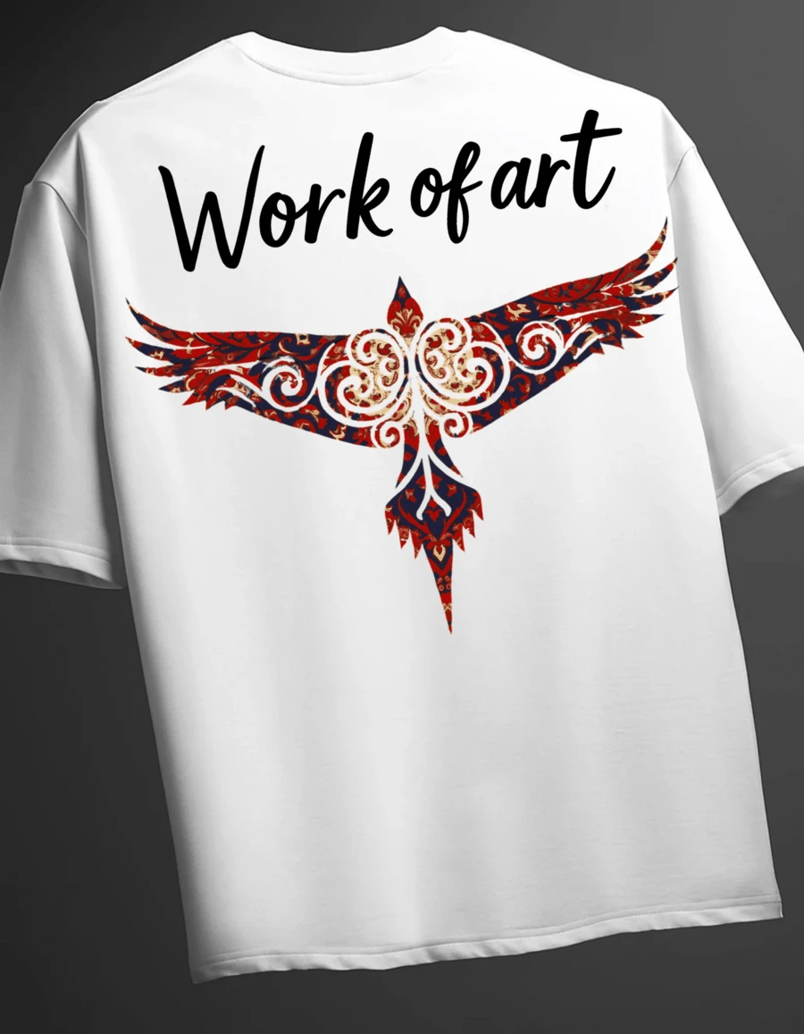 Obra de Arte - Camiseta de Talla Grande - Blanco - Ver 1