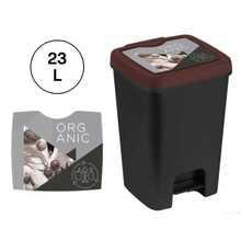 HOMYGO - 23L Pedal Trash Can For Recycling | Kitchen Bin For Paper, Organic, Plastic, And Glass Sorting - View 2