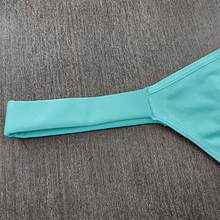Set Of 10 Bikini Panties, Double String Thong With Straps, Premium Microfiber, Women's Lingerie, 100% Cotton Lining, 3, 5 Or 10 Pieces. - 5件套裝組合裝 - 查看 8