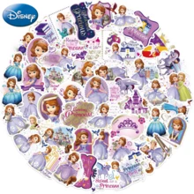 Monogram 50PCS Disney Princess Officially Licensed Cinder Ella Aurora Ariel Belle Jasmine Mu Lan Tiana Vinyl Waterproof Stickers Gifts Cartoon For Water Bottles Laptop Bumper Water Bottles Computer Phone Hard Hat Car And Decals - Multicolor - View 15