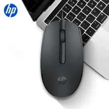 HP M10 Wired Mouse Minimalist Style PC Laptop Computer Mouses Silent Soft Voice Black/White Ergonomics Keyboard Original HP Wire Mouse For Gaming Business Office Mouse - 查看 1