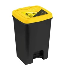 HOMYGO - 23L Pedal Trash Can For Recycling | Kitchen Bin For Paper, Organic, Plastic, And Glass Sorting - View 9