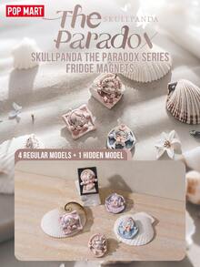 POP MART SKULLPANDA Paradox Series Magnetic Mystery Blind Box Figurines, Includes 4 Regular Styles + 1 Secret Style, Premium Artistic Collectibles, Inspired By Philosophical Themes With Unique Characters And Aesthetics, Delicate Craftsmanship Suitable For Magnetic Display, Desktop Collection And Creative Decoration, Perfect Gift For SKULLPANDA Fans, Art Collectors, Girlfriends, Birthdays And Holidays - Multicolor - View 2