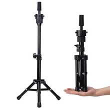 Mô hình đầu ma-nơ-canh bằng vải bố 22 inch kèm giá đỡ, giá đỡ ba chân có thể điều chỉnh kèm ghim mũ tóc giả, lược đuôi và kẹp tóc, thích hợp cho việc thực hành làm tóc giả, đào tạo tạo kiểu và trưng bày. - Xem 5