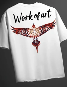 Obra de Arte - Camiseta de Talla Grande - Blanco - Ver 6
