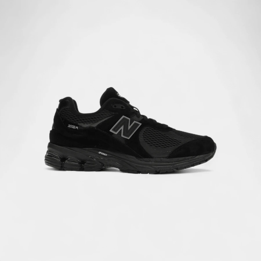 New Balance 2002R Mesh Black Metallic - 黑色 - 查看 1