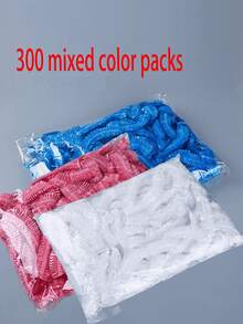 50/100/150/200/300个装一次性浴帽，防尘发套，适用于餐饮、厨房、美发沙龙、染发等行业 - 彩色 - 查看 10