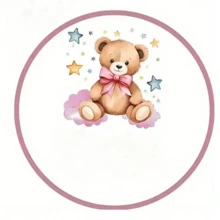 Nhãn dán tùy chỉnh kích thước 4.0/5.0/6.0/7.0cm, nhãn dán trang trí tiệc cho bé theo yêu cầu, phù hợp cho các bữa tiệc của bé, sinh nhật, đám cưới và các dịp khác. - Nhiều màu - Xem 14
