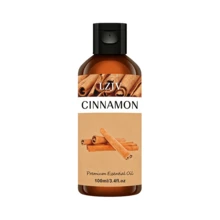 100ml/30ml/5ml Aceite Esencial de Fragancia de Canela, Aceite de Canela, Apto para Difusor de Aromaterapia, Humidificador, Fabricación de Jabón/Velas, Unisex, Regalo Ideal - aceite esencial de canela - Ver 9