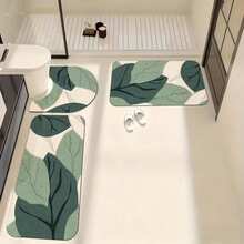 Thảm trang trí họa tiết hoa vàng (1/2/3 chiếc), dùng trang trí phòng ngủ, thảm phòng tắm, thảm chùi chân, thảm nhỏ, thảm trải sàn, trang trí nhà cửa, thảm khu vực, thảm ngoài trời, thảm phòng ngủ, thảm có thể giặt được. - Nhiều màu 5 - Xem 2