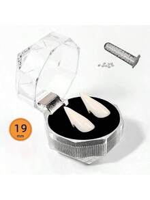 5pcs/1pc Vampire Teeth, Various Sizes Suitable For Cosplay Props And Halloween Parties, Halloween Costume Props, Gothic Parties, Vampire Fangs For Role-Playing, Made Of Plastic With Hot Melt Adhesive Particles, Cute Zombie Teeth, Themed Events, Costume Accessories, Weird Aesthetics, Weird Props, Cosplay Enthusiasts, Instruction Manual Included, Please Purchase With Confidence - Multicolor - View 12