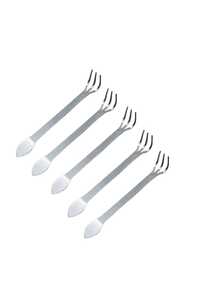 Bộ 5 cào rễ 3 răng bằng thép không gỉ - Dụng cụ làm tơi đất | Cào cầm tay, chống gỉ sét dành cho cây bonsai và cây trồng trong chậu | Dụng cụ làm vườn tại nhà - Kiểu ba móng vuốt - Xem 9