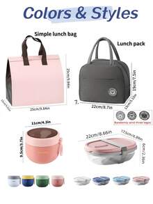 1pc Bento Box, Salad Container, Plastic Portable Lunch Box, Microwave , Compartment Student Meal Box, Food Storage Container - Multicolor - View 9