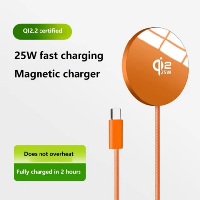 25W Qi2.2 磁吸车载充电器 超级无线快充 适用于 17 16 15 14 13 12 Pro Max 和华为