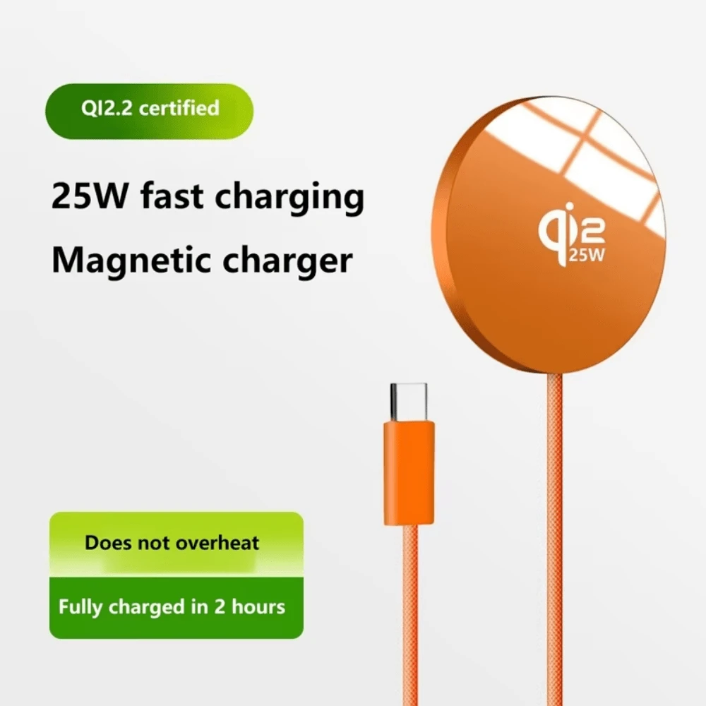 25W磁吸式无线车载充电器，兼容 17、16、15、14、13、12 Pro Max及其他手机 - A - 查看 1