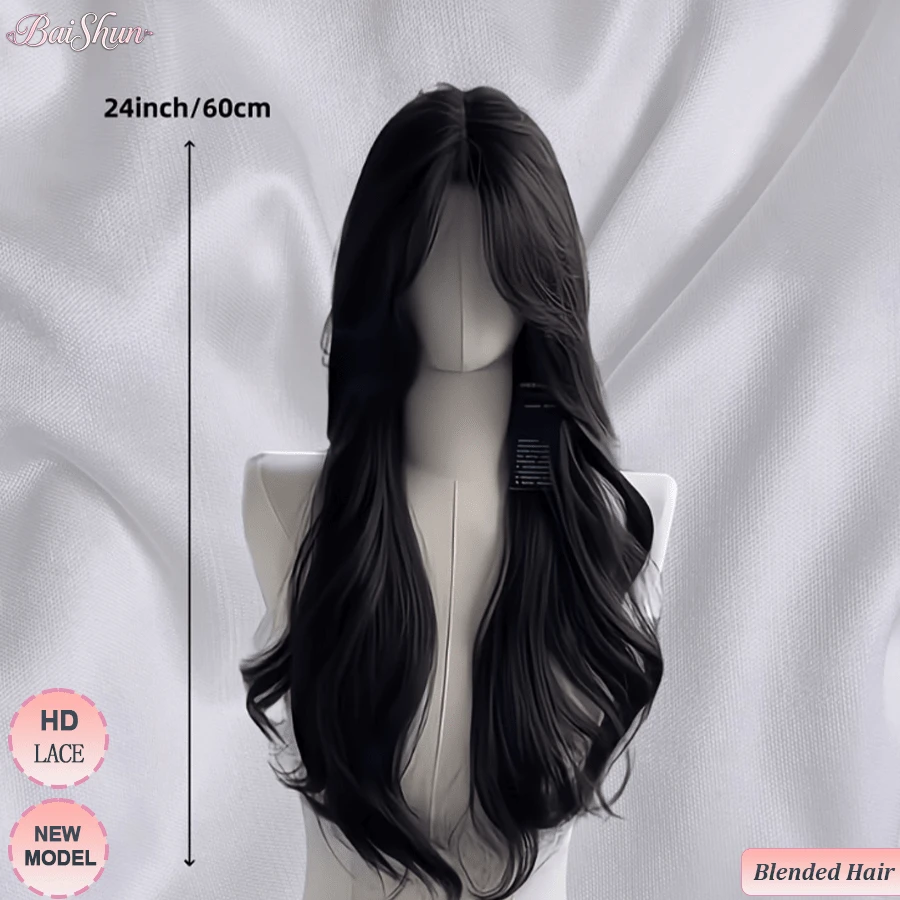 28英寸自然黑色蕾丝前假发，真人前额发丝，200%密度，巴西原生发，13x4、13x6、5x5波浪卷蕾丝前假发，预先拔毛，无胶蕾丝前假发，真人混纺发，女士适用