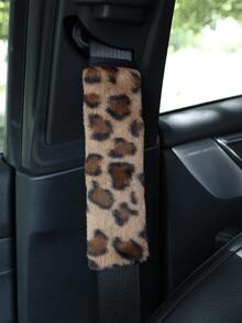 Car Interior Accessories Set Includes Leopard Print Steering Wheel Cover, Seat Belt Shoulder Pads, Gear Shift Knob Cover, Handbrake Cover, Armrest Pad And Other Non-Slip Durable Decorations, Suitable For All Seasons - Leopard - View 19