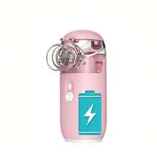 1 Pcs Pink Rechargeable Lithium Battery Handheld Nano Mist Sprayer, Portable Facial Steamer For Skincare, Home & Travel - Mist - 查看 1