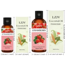 100ml/30ml/5ml Strawberry Fragrance Essential Oil, Strawberry Oil, Suitable For Aromatherapy Diffuser, Humidifier, Soap/Candle Making, Unisex, Ideal Gift - Strawberry Essential Oil - View 7