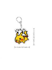 pokemon Móc khóa dễ thương, Bộ quà tặng móc khóa dự tiệc, Mặt dây chuyền đáng yêu chất lượng cao, Quà tặng sinh nhật và ngày lễ - Nhiều màu - Xem 2